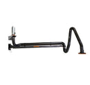 Extraction arm - two-piece boom - 10 m Arm, rigid metal tube arm