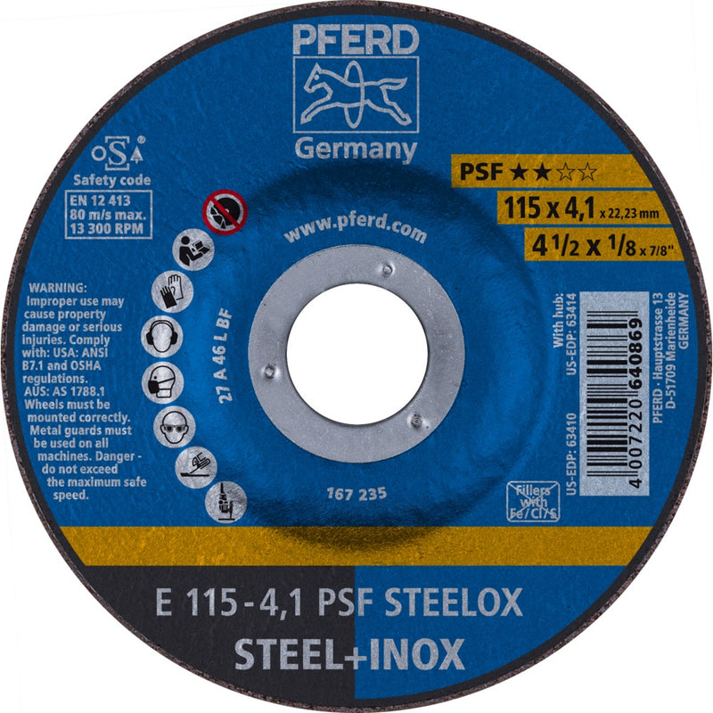 PFERD Navrondeller E 115-4,1 PSF STEELOX