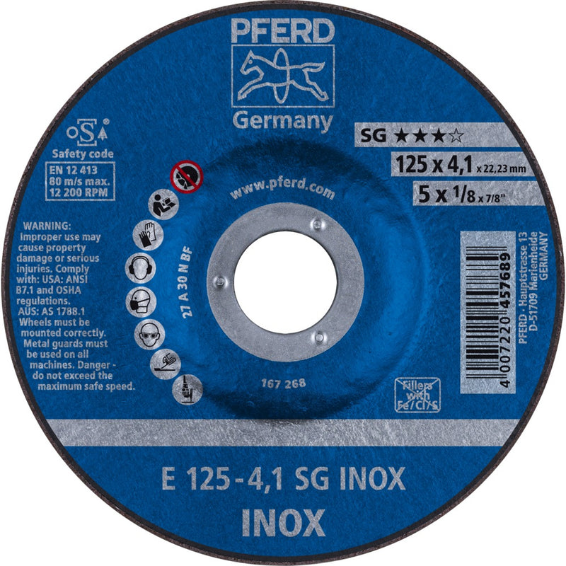 PFERD Navrondeller E 125-4,1 SG INOX