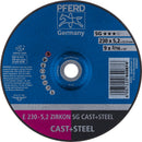 PFERD Navrondeller E 230-5,2 ZIRKON SG CAST+STEEL