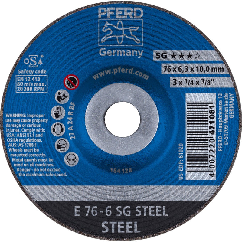 PFERD Navrondeller E 76-6 SG STEEL/10,0