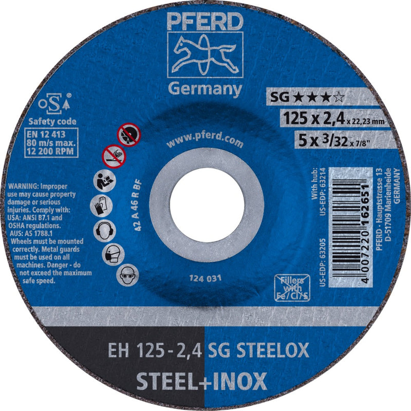 PFERD Kapskivor EH 125-2,4 SG STEELOX