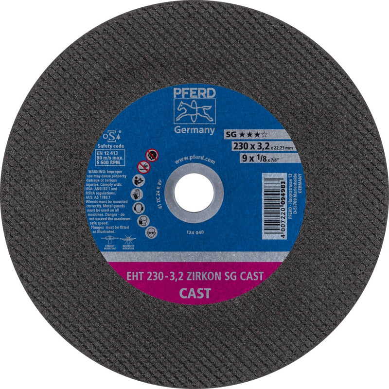 PFERD Kapskivor EHT 230-3,2 ZIRKON SG CAST