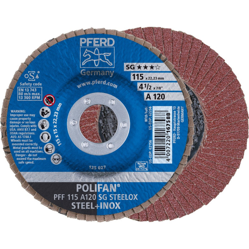 PFERD POLIFAN-lamellrondell PFF 115 A 120 SG STEELOX